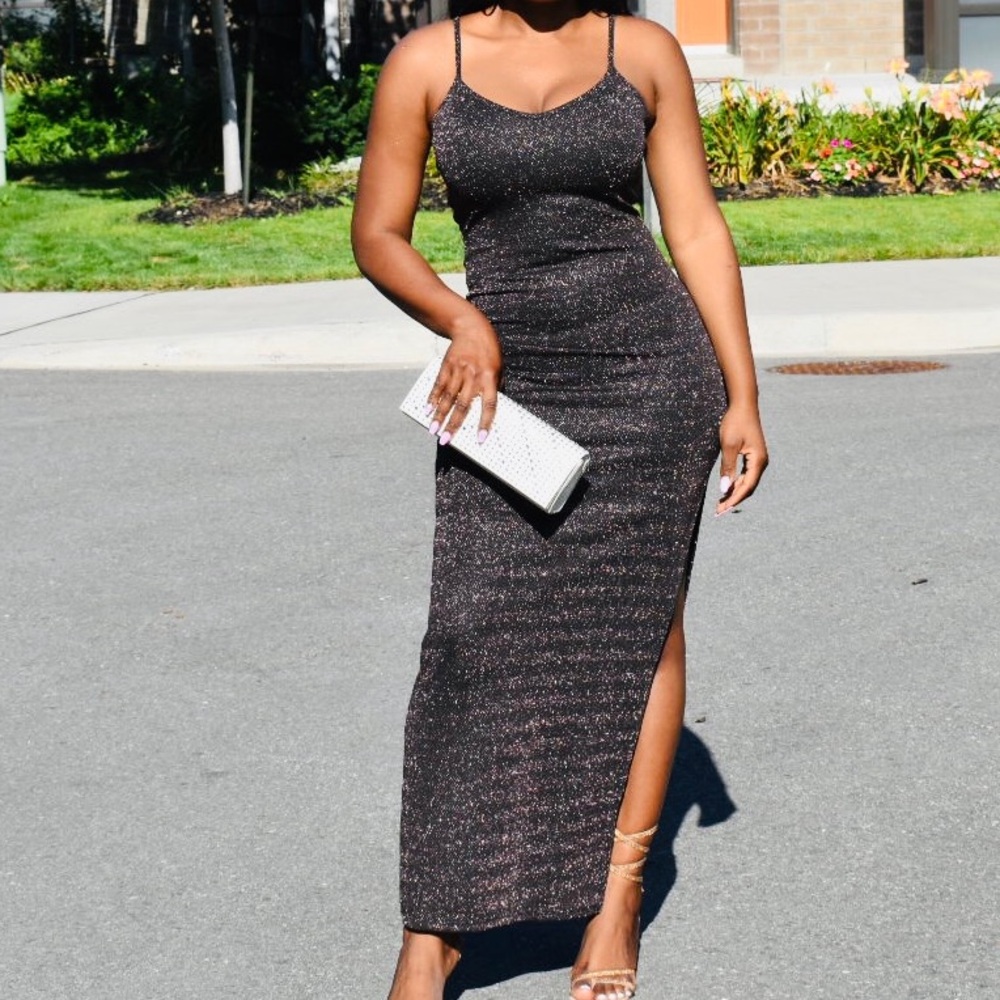 Glitter Maxi Dress